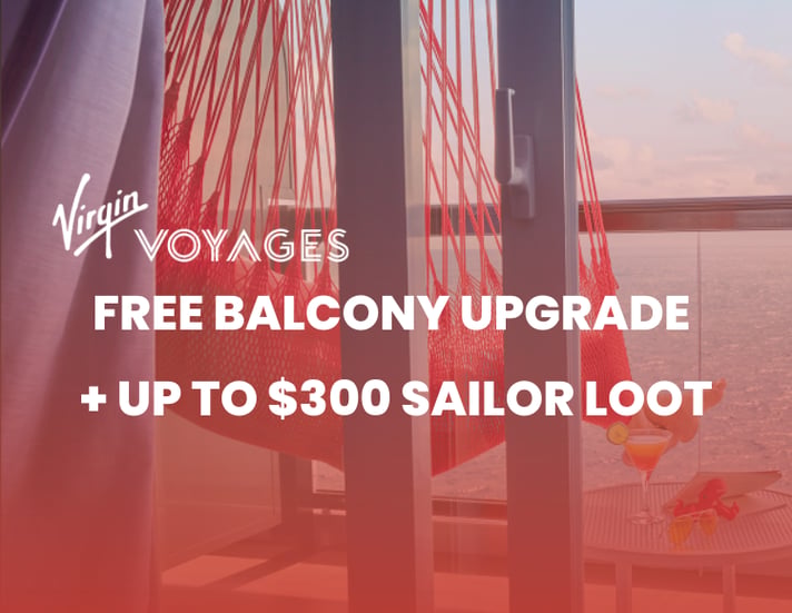 Sunday picks: Free Virgin Voyages balcony upgrade + 3 deals I'm watching